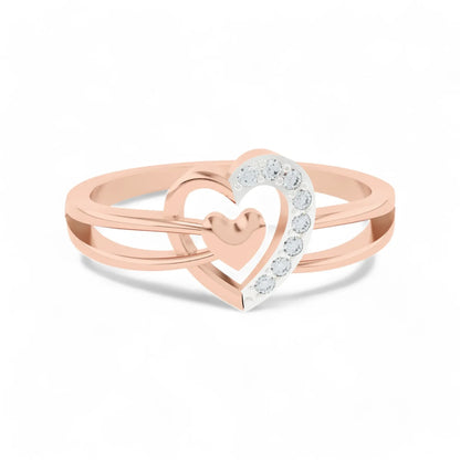 Passion’s Promise Ring | Gold Diamond Jewellery | Lab Grown Diamond Jewellery  Ring 18k-Rose-Gold-24