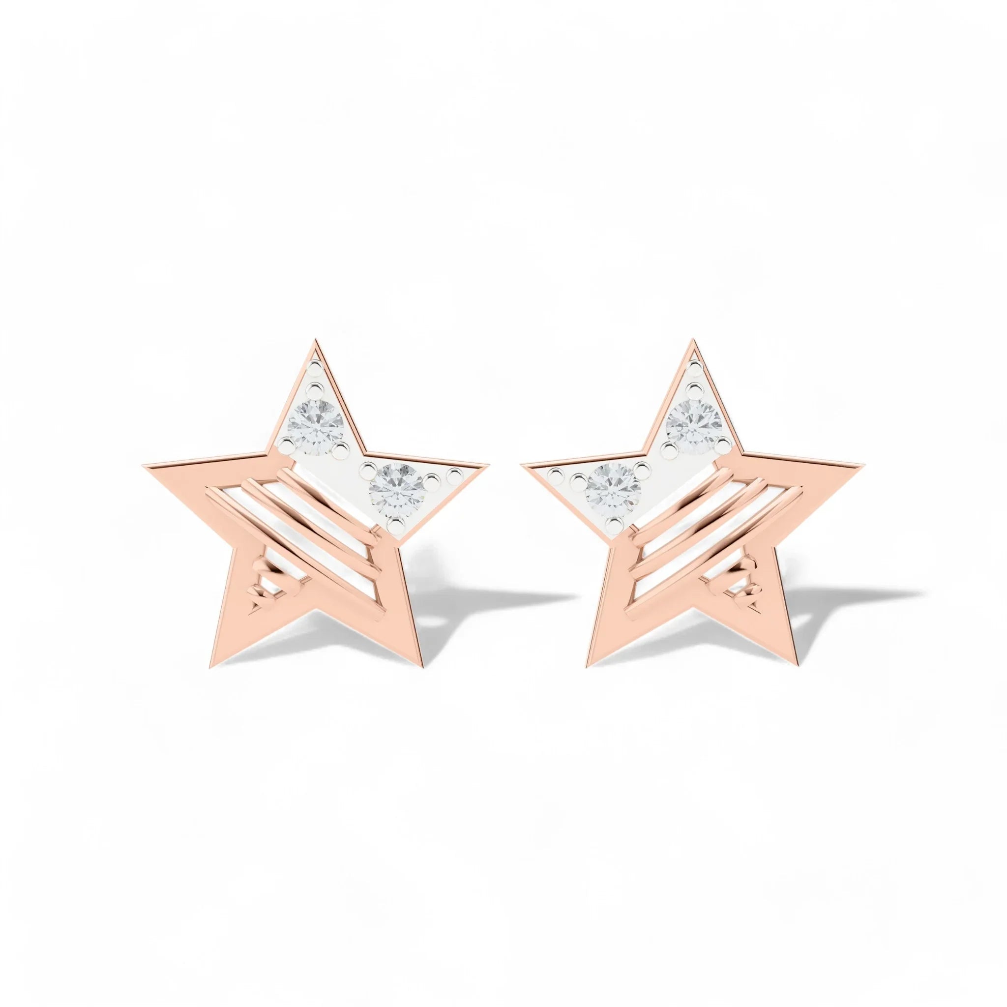 Starry Night Sparkle Studs | 925 Silver 18k Gold Plated Jewellery