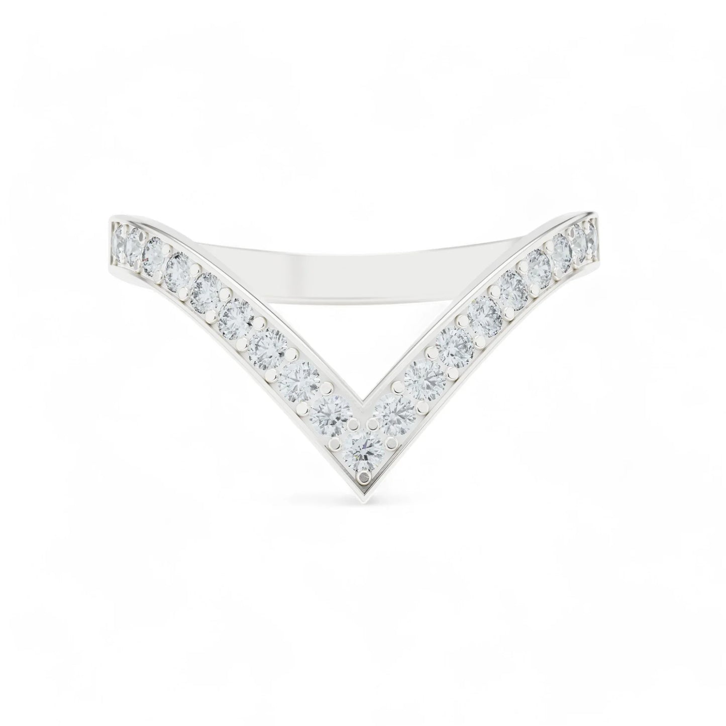 Vanguard Elegance Ring | Gold Diamond Jewellery | Lab Grown Diamond Jewellery  Ring 18k-White-24