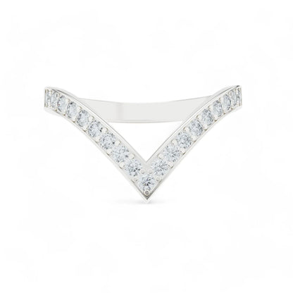Vanguard Elegance Ring | Gold Diamond Jewellery | Lab Grown Diamond Jewellery  Ring 18k-White-24