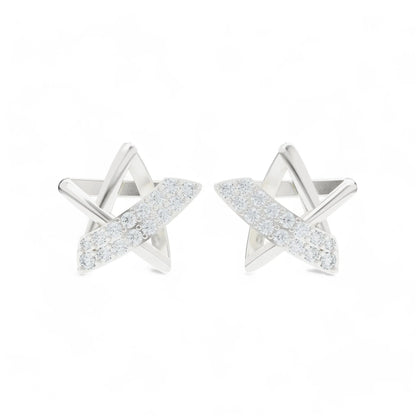 Celestial Starburst Earrings | 925 Silver 18k Gold Plated Earring