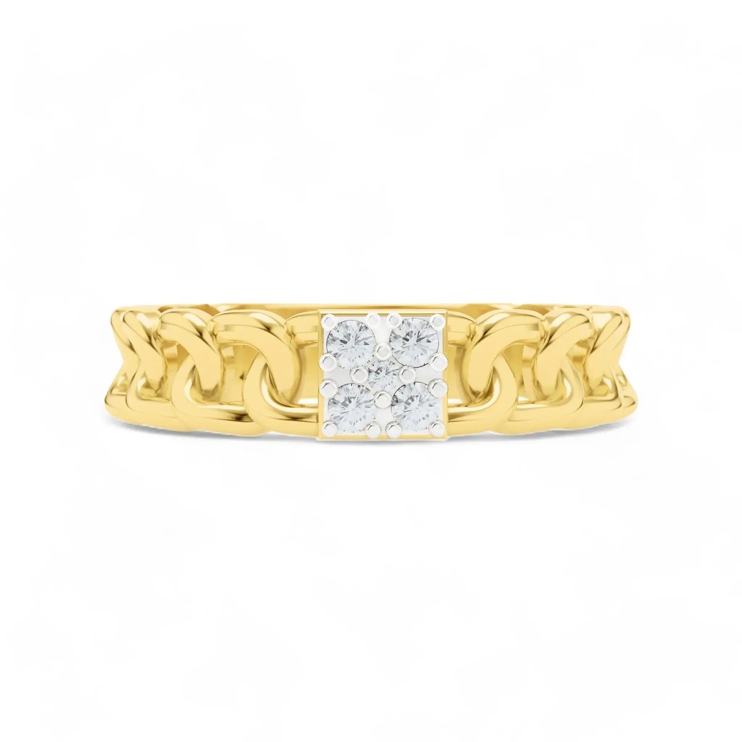 Charmed Connections Ring | Gold Diamond Jewellery | Lab Grown Diamond Jewellery  Ring