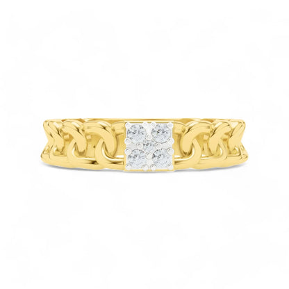 Charmed Connections Ring | Gold Diamond Jewellery | Lab Grown Diamond Jewellery  Ring