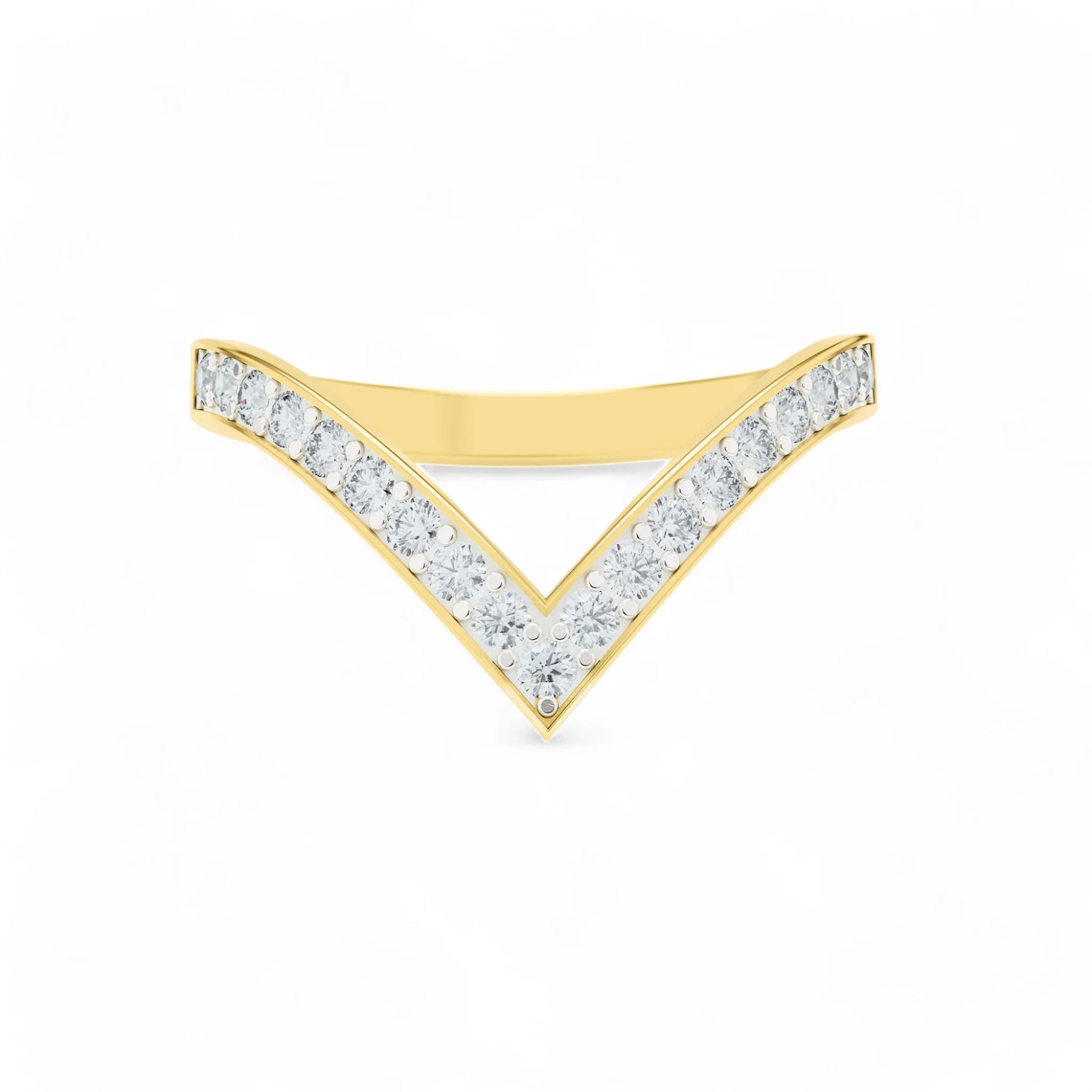 Vanguard Elegance Ring | Gold Diamond Jewellery | Lab Grown Diamond Jewellery  Ring
