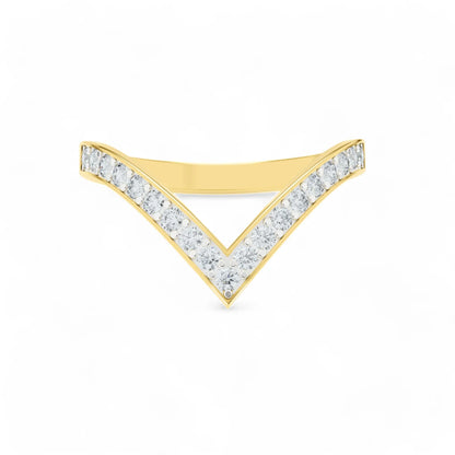 Vanguard Elegance Ring | Gold Diamond Jewellery | Lab Grown Diamond Jewellery  Ring