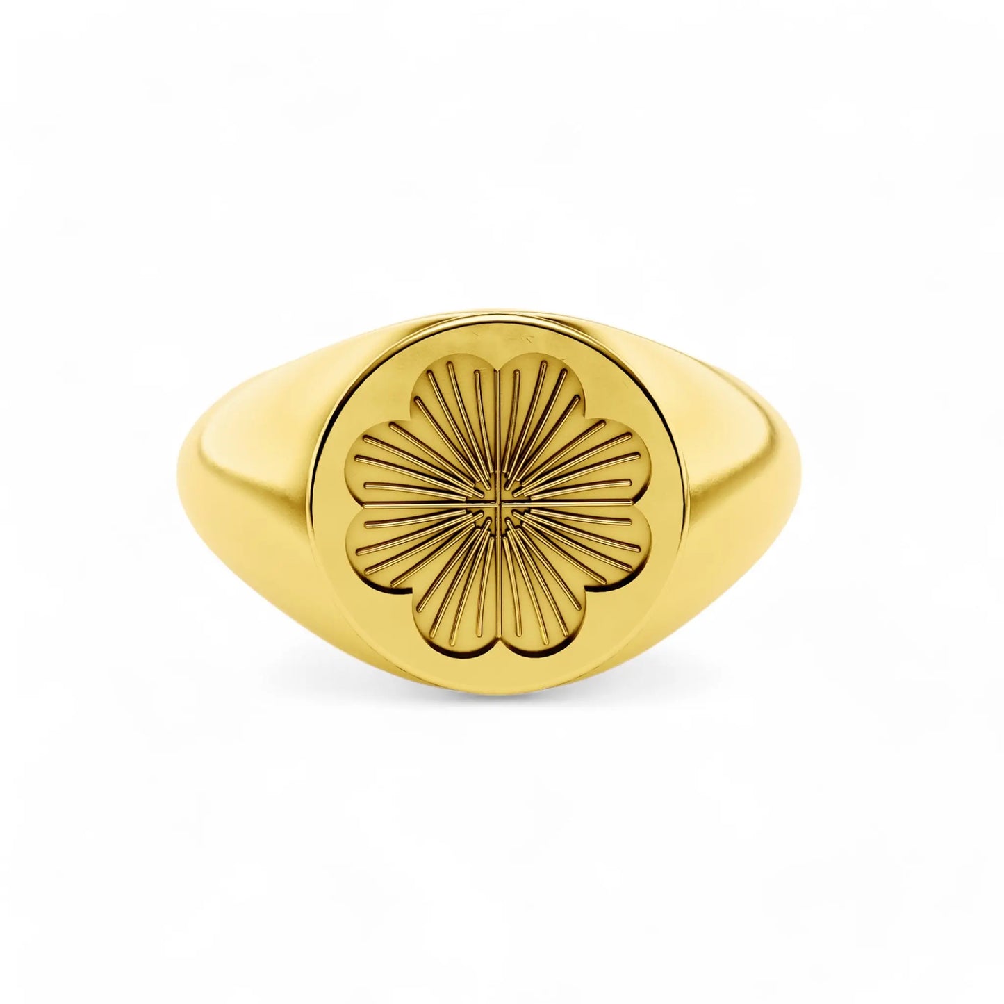 Petal Perfection | 925 Silver 18k Gold Plated Jewellery |  | Gold Vermeil | Party Wear Ring  Ring