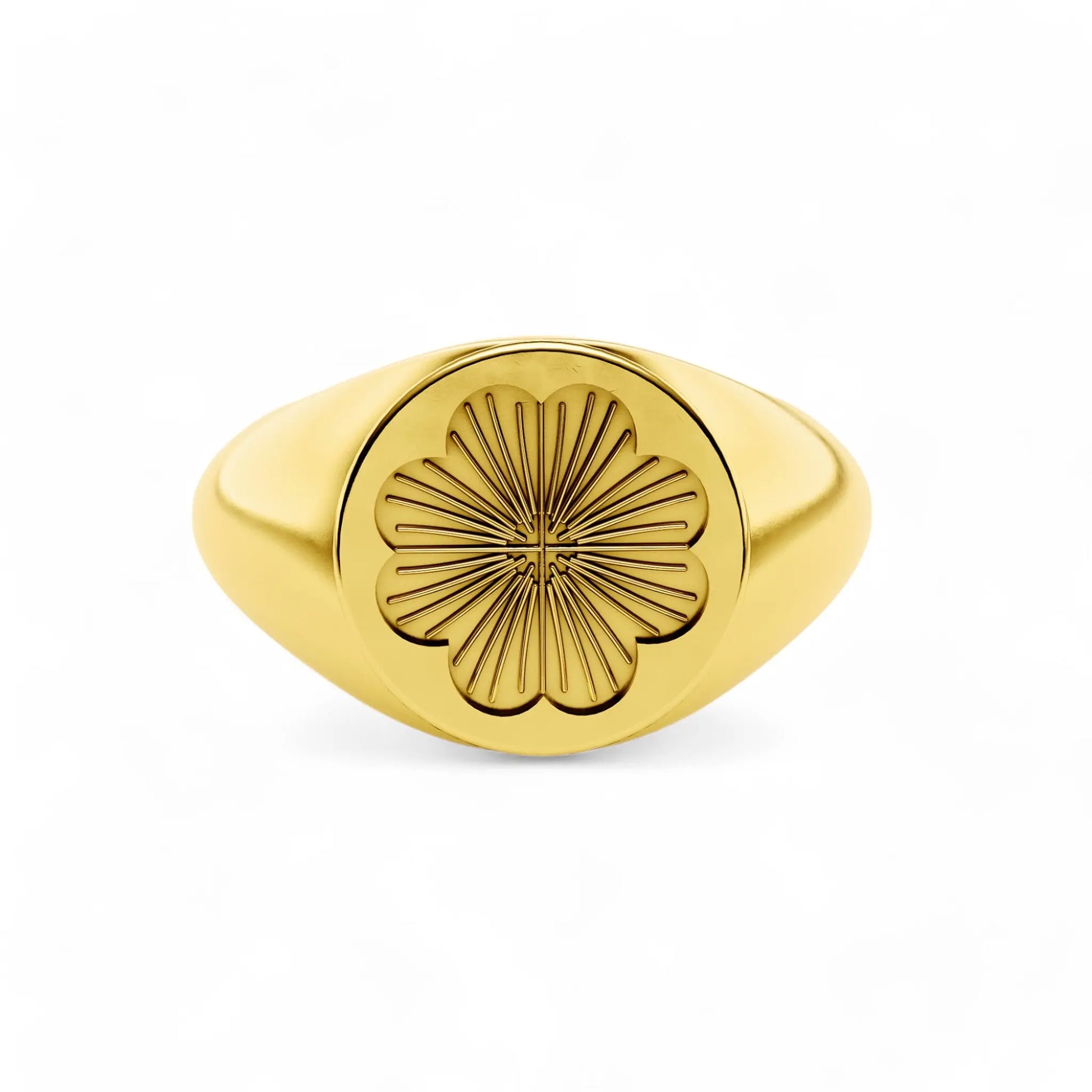 Petal Perfection | 925 Silver 18k Gold Plated Jewellery |  | Gold Vermeil | Party Wear Ring  Ring