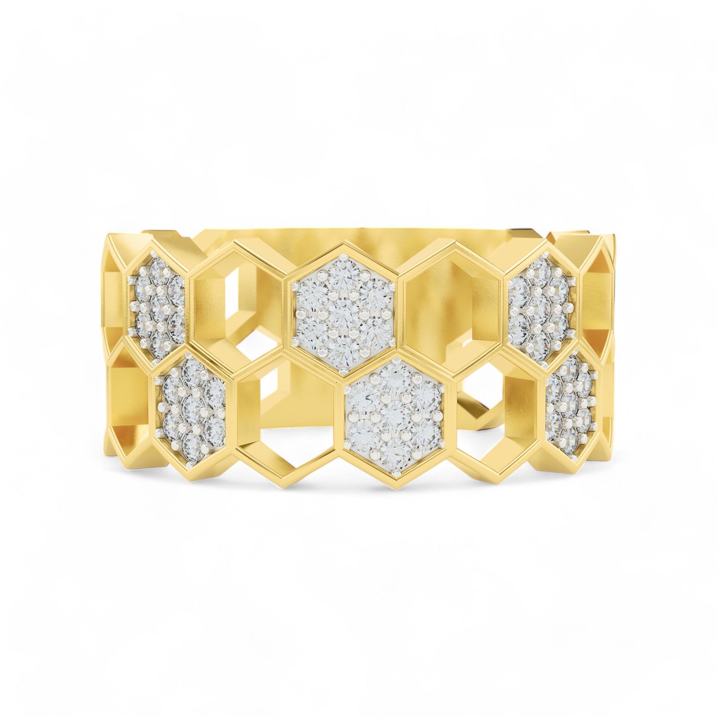 Buzzing Beauty Ring |925 Silver 18k Gold Plated Jewellery | Gold Vermeil Jewellery | Party Wear Ring  Ring