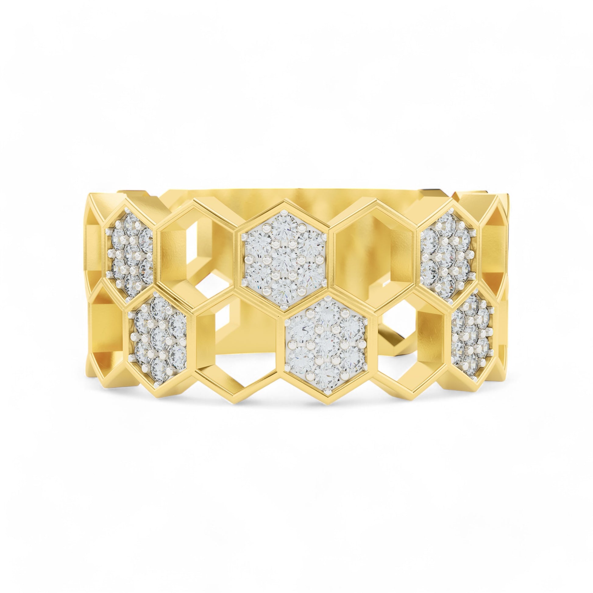 Buzzing Beauty Ring |925 Silver 18k Gold Plated Jewellery | Gold Vermeil Jewellery | Party Wear Ring  Ring