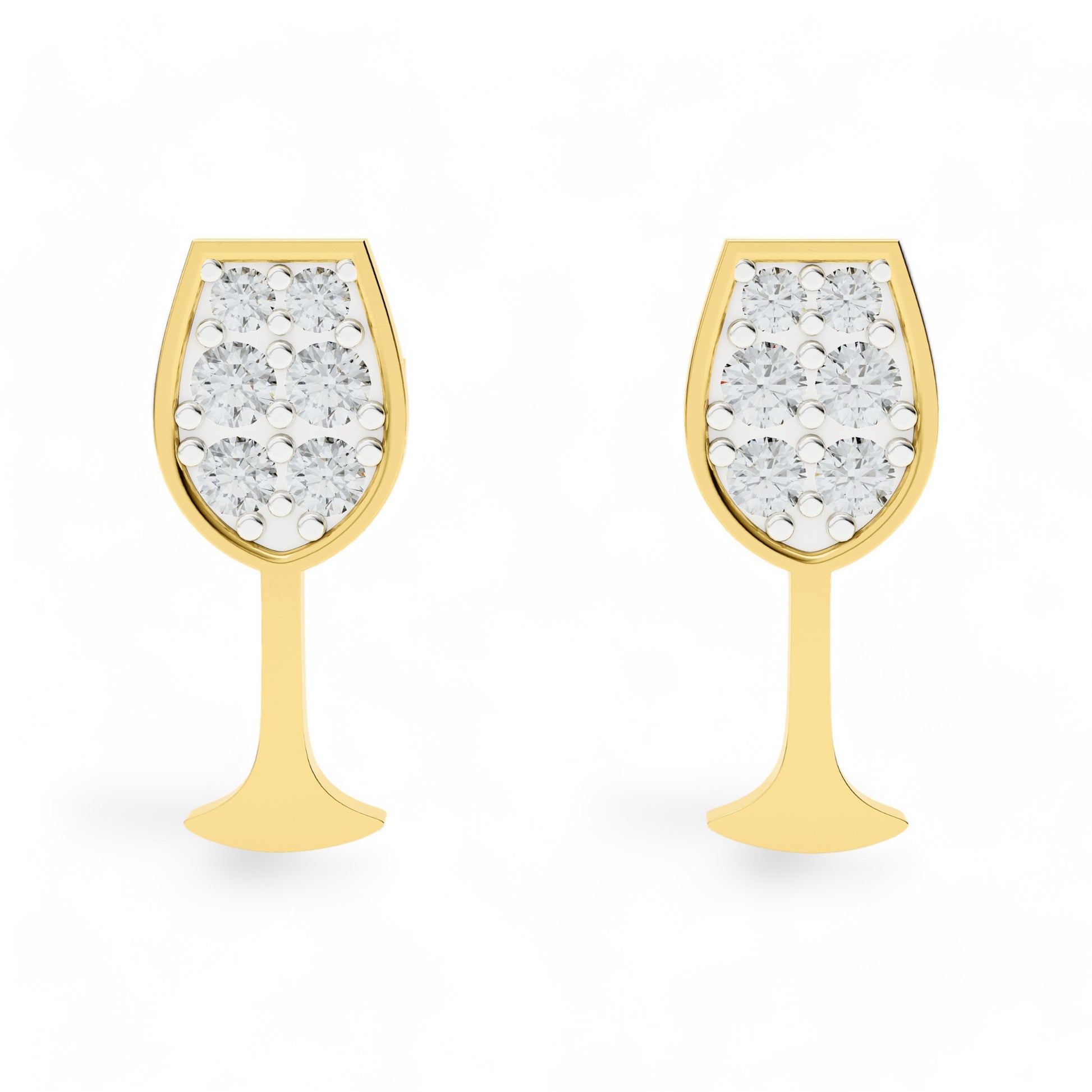 Radiant Toast Earring | 925 Silver 18k Gold Plated Earring | Gold Vermeil Jewellery | Party Wear Earring  Earring Gold-Vermeil