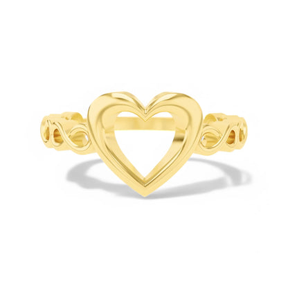 Endless Love Ring | 925 Silver 18k Gold Plated Jewellery