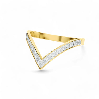 Vanguard Elegance Ring | Gold Diamond Jewellery | Lab Grown Diamond Jewellery  Ring