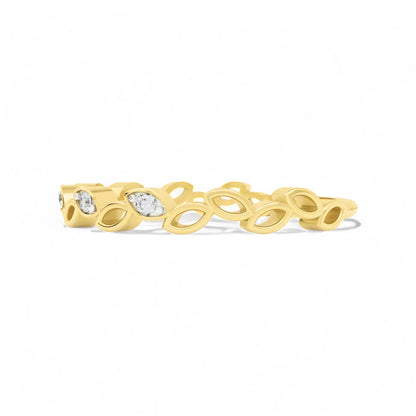 Timeless Leaves Gold Ring | Gold Diamond Jewellery | Lab Grown Diamond Jewellery  Ring