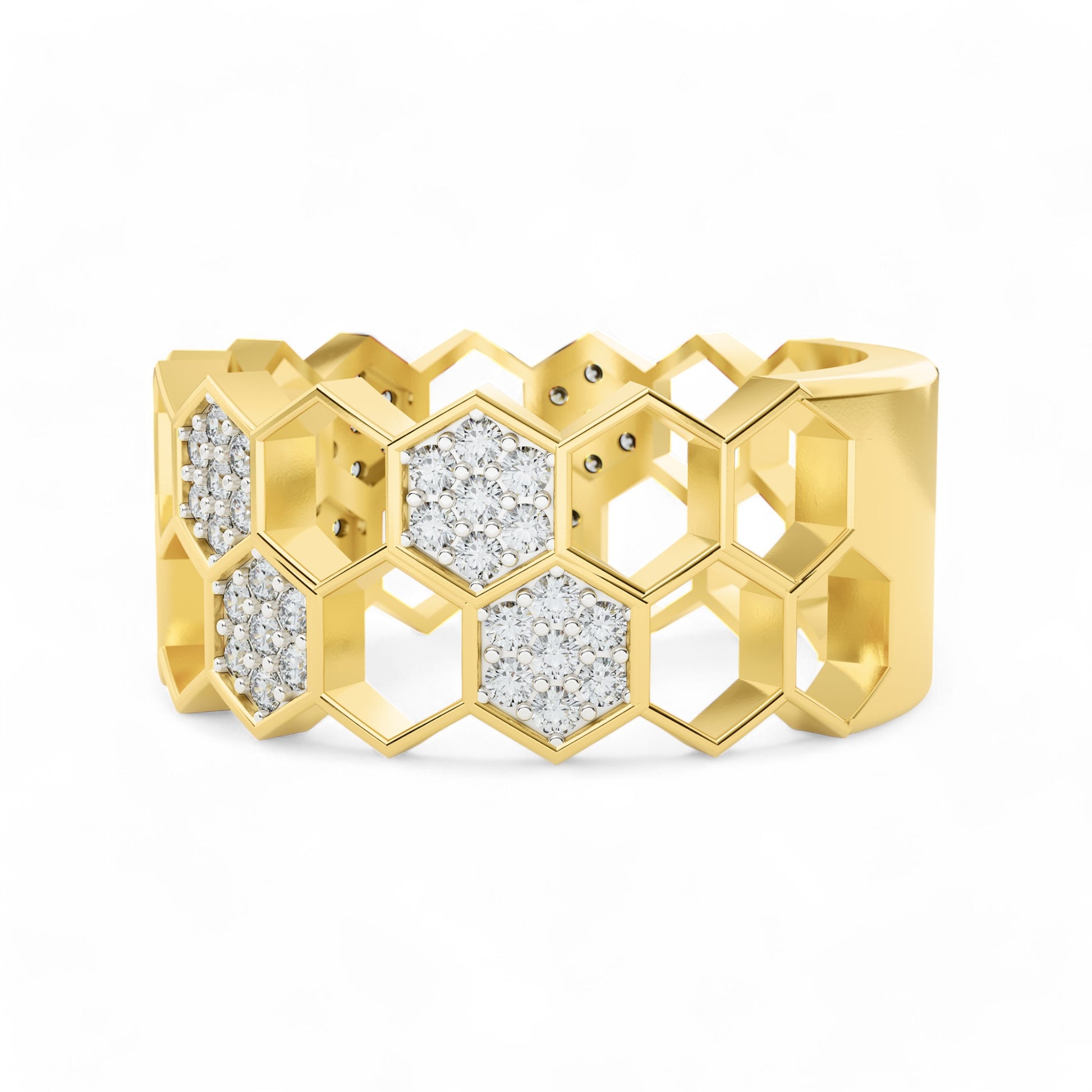 Buzzing Beauty Ring |925 Silver 18k Gold Plated Jewellery | Gold Vermeil Jewellery | Party Wear Ring  Ring