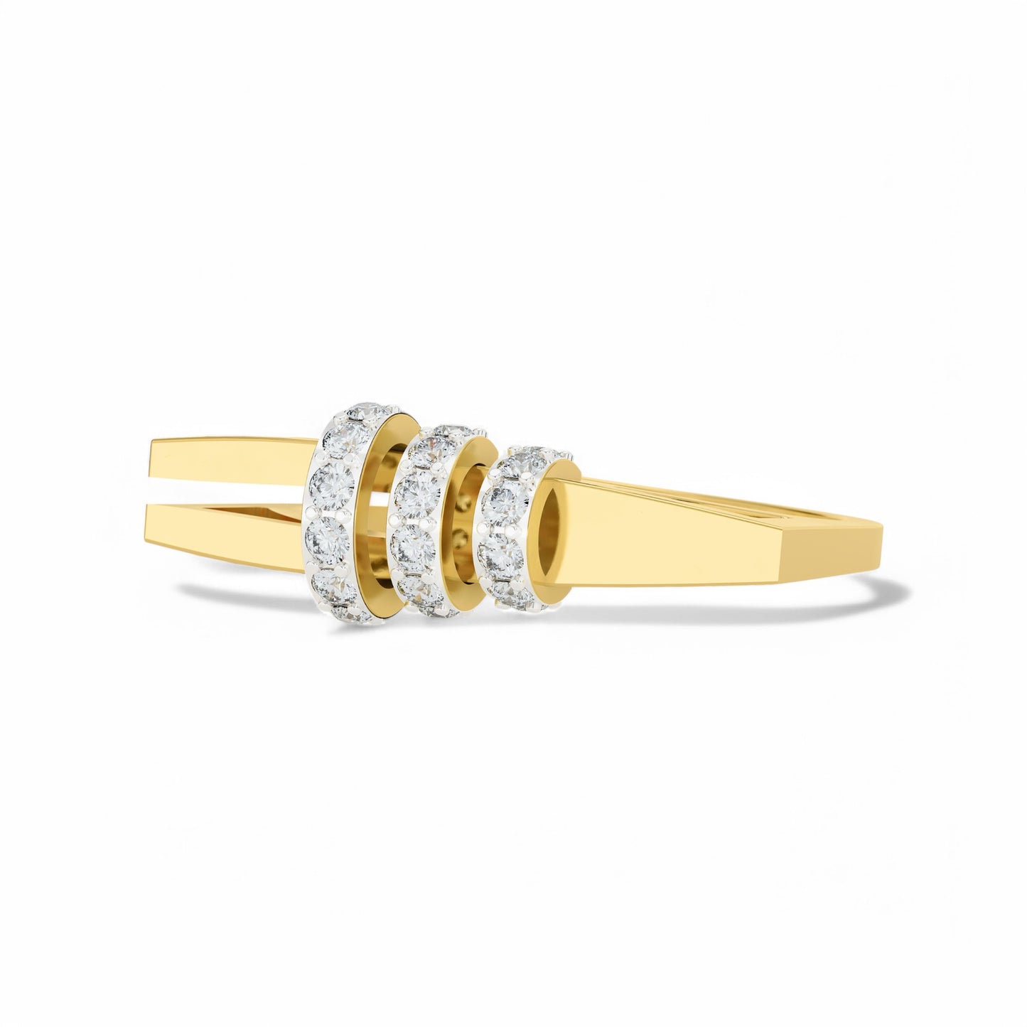 Aurora Orbit Ring | 925 Silver 18k Gold Plated Jewellery | Gold Vermeil Jewellery | Party Wear Ring