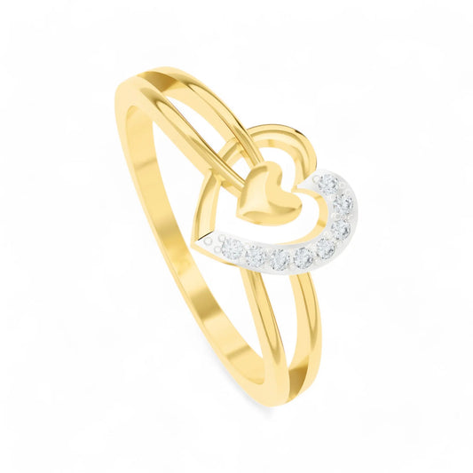 Passion’s Promise Ring | Gold Diamond Jewellery | Lab Grown Diamond Jewellery  Ring 18k-Yellow-24