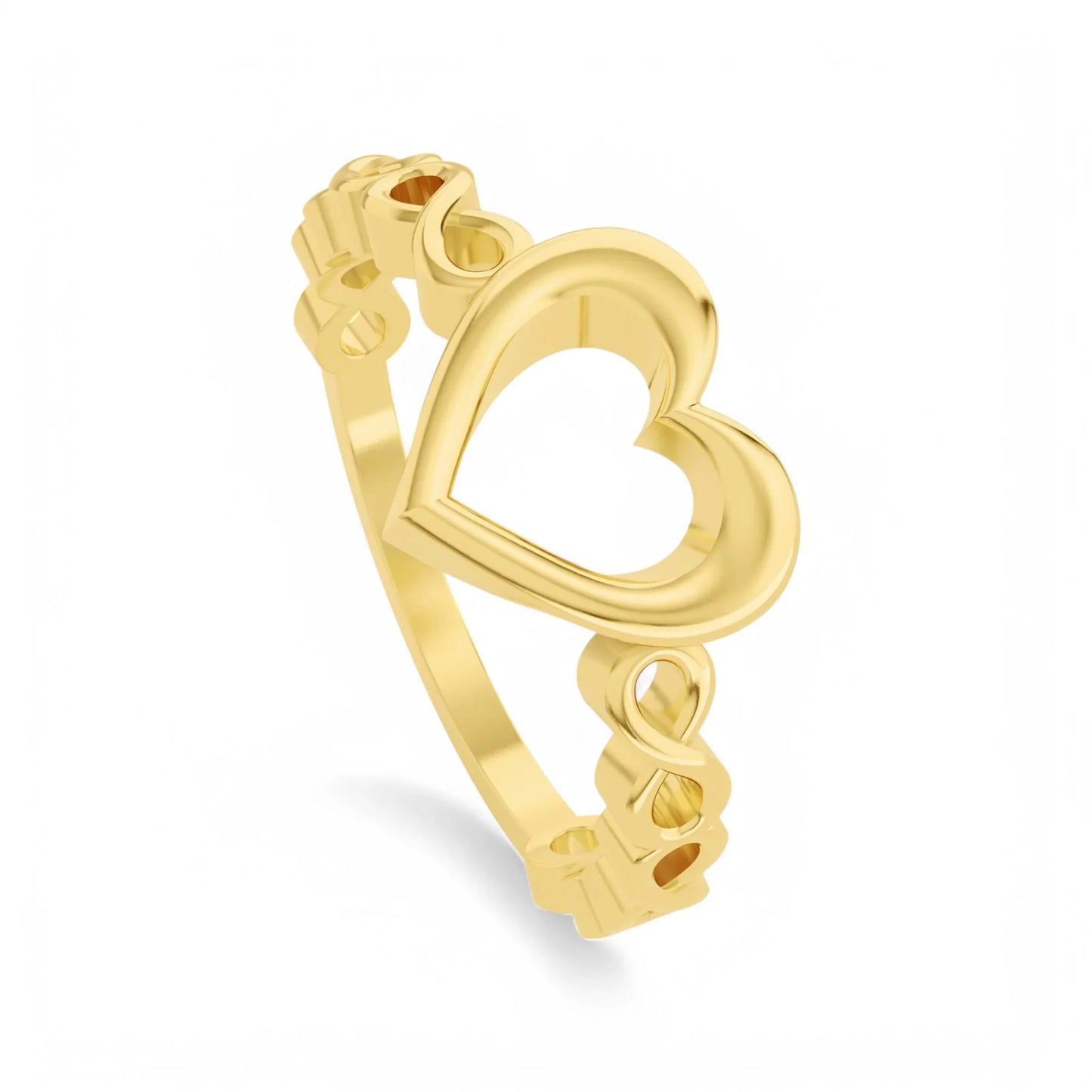 Endless Love Ring | 925 Silver 18k Gold Plated Jewellery