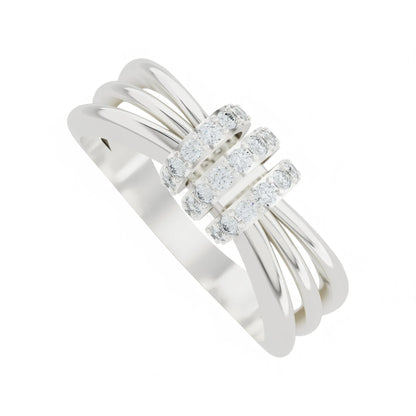 Eternal Trio Gold Ring | 925 Silver 18k Gold Plated Jewellery