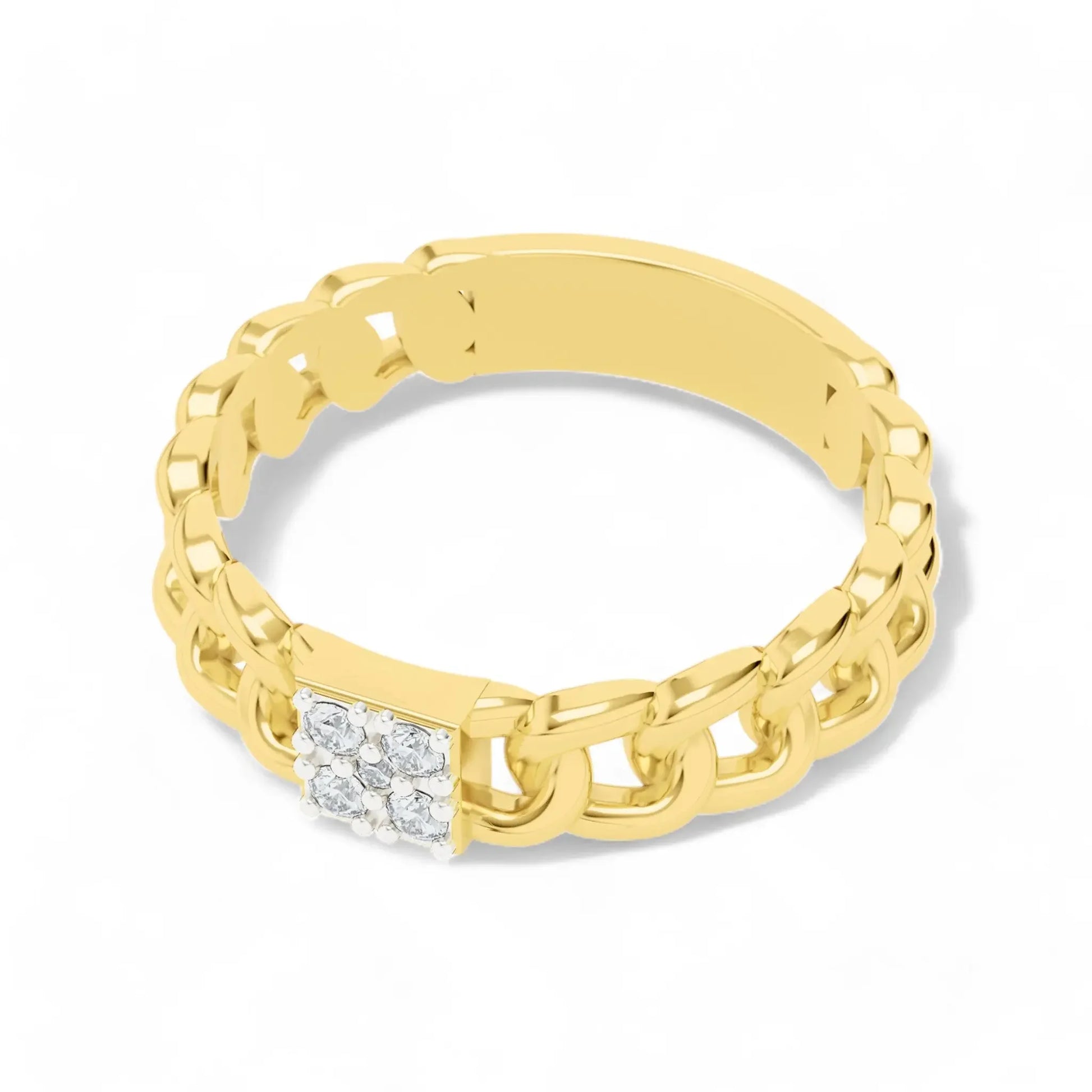 Charmed Connections Ring | Gold Diamond Jewellery | Lab Grown Diamond Jewellery  Ring