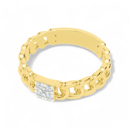 Charmed Connections Ring | Gold Diamond Jewellery | Lab Grown Diamond Jewellery  Ring