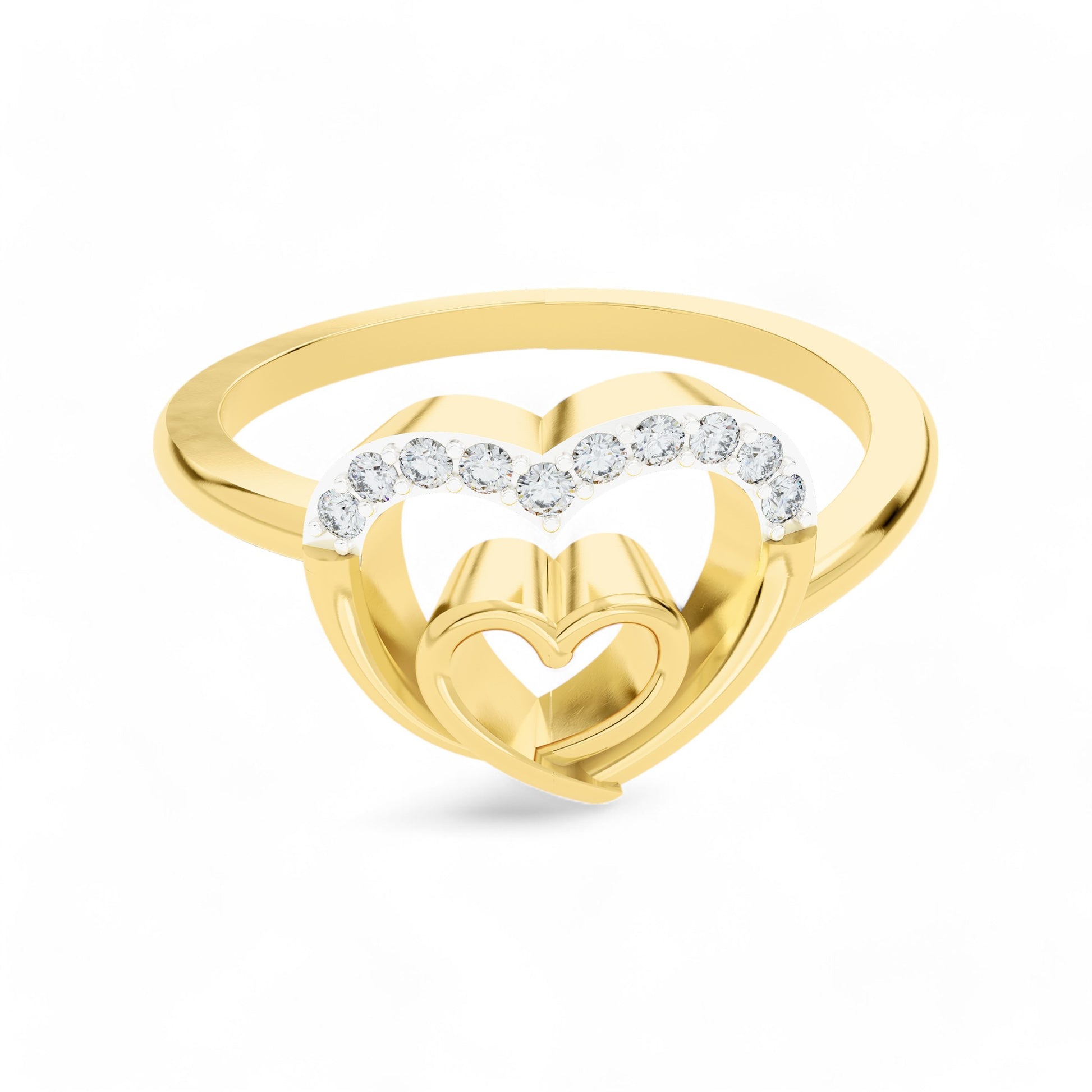 Forever in My Heart Ring | Gold Diamond Jewellery | Lab Grown Diamond Jewellery  Ring