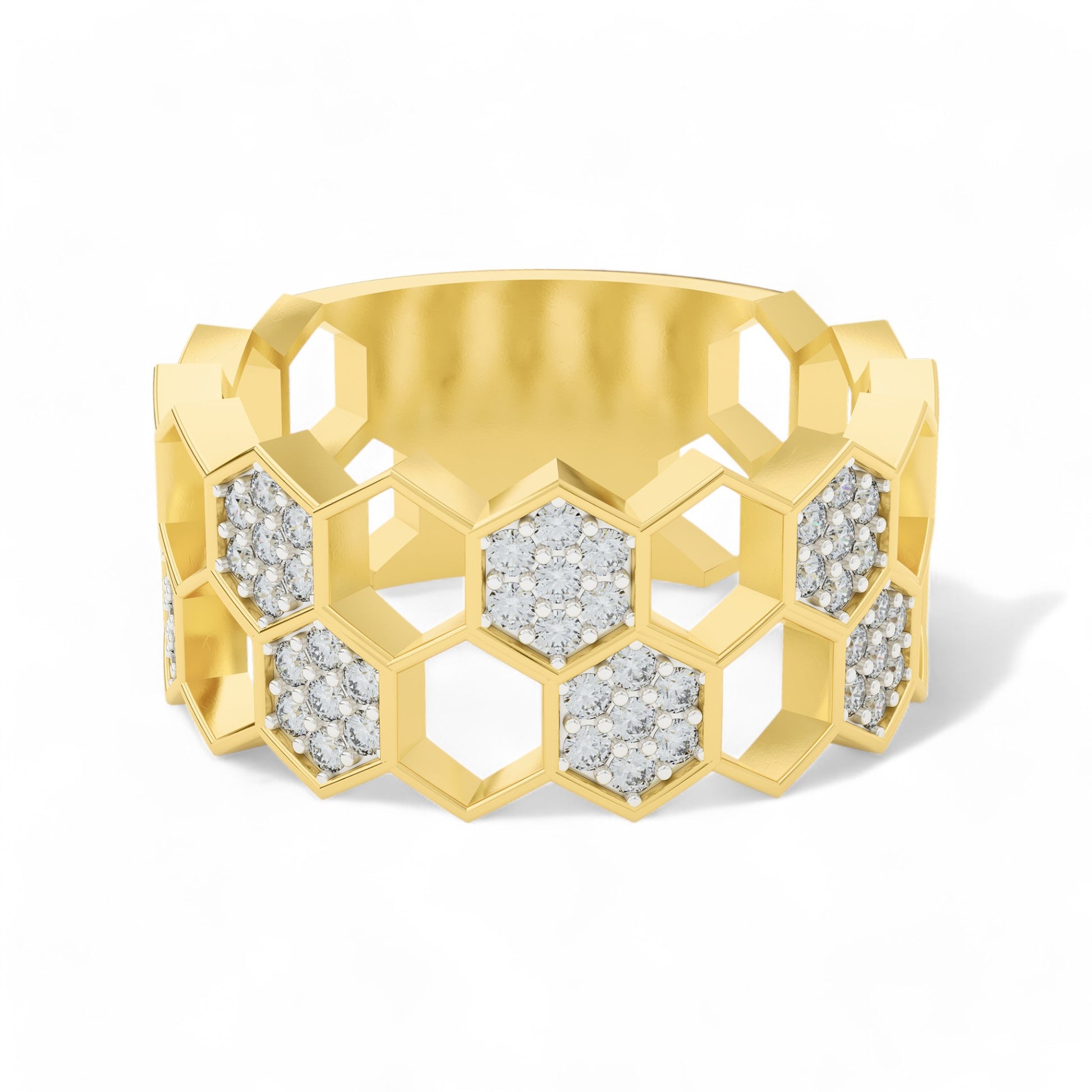 Buzzing Beauty Ring |925 Silver 18k Gold Plated Jewellery | Gold Vermeil Jewellery | Party Wear Ring  Ring