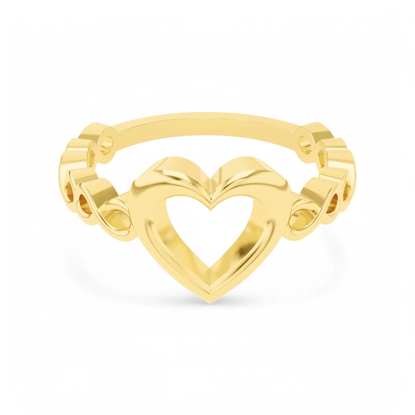 Endless Love Ring | 925 Silver 18k Gold Plated Jewellery