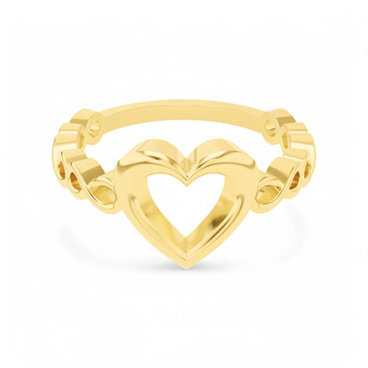 Endless Love Ring | 925 Silver 18k Gold Plated Jewellery