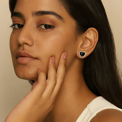 Mystic Heart Earrings | 925 Silver Earring