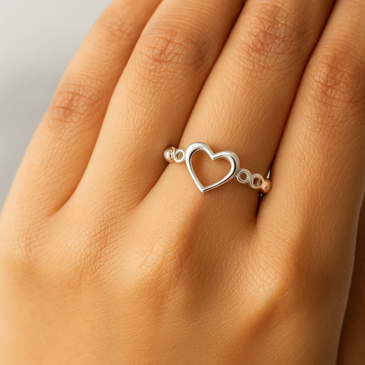 Endless Love Ring | 925 Silver 18k Gold Plated Jewellery