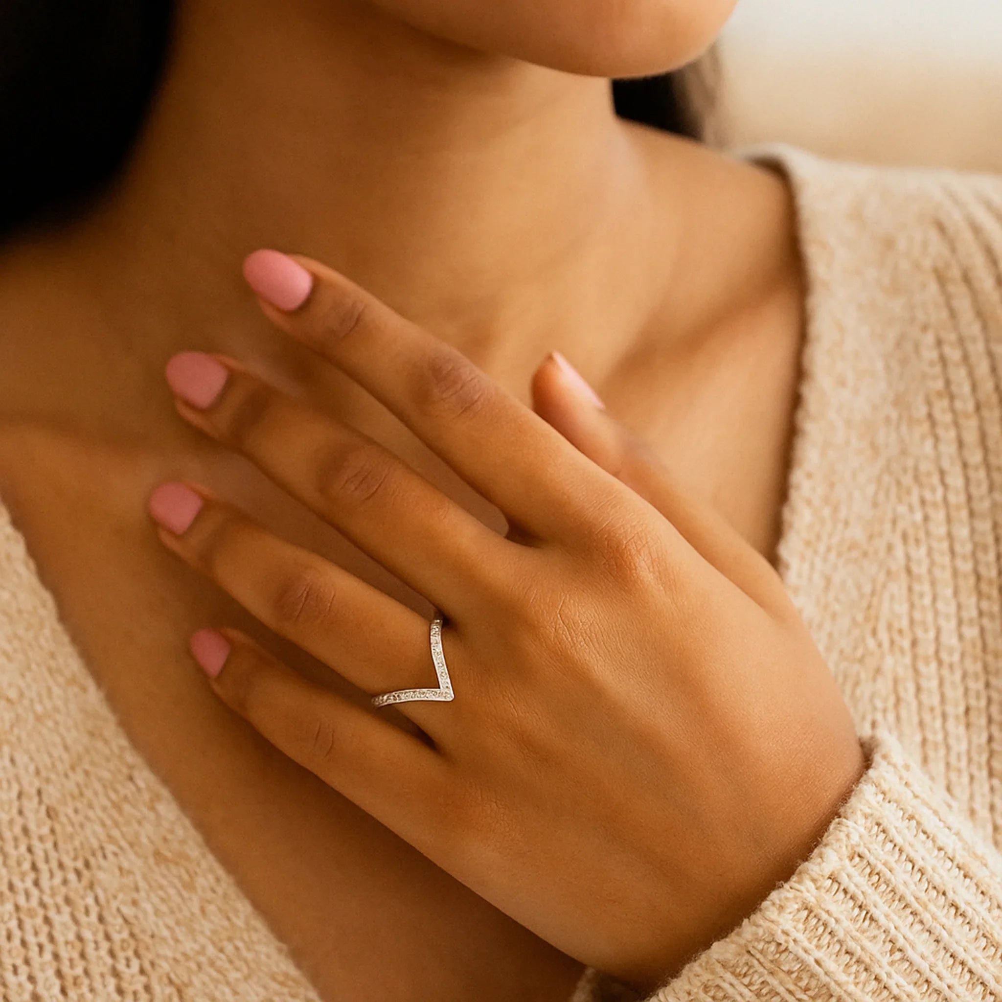 Vanguard Elegance Ring | 925 Silver 18k Gold Plated Jewellery