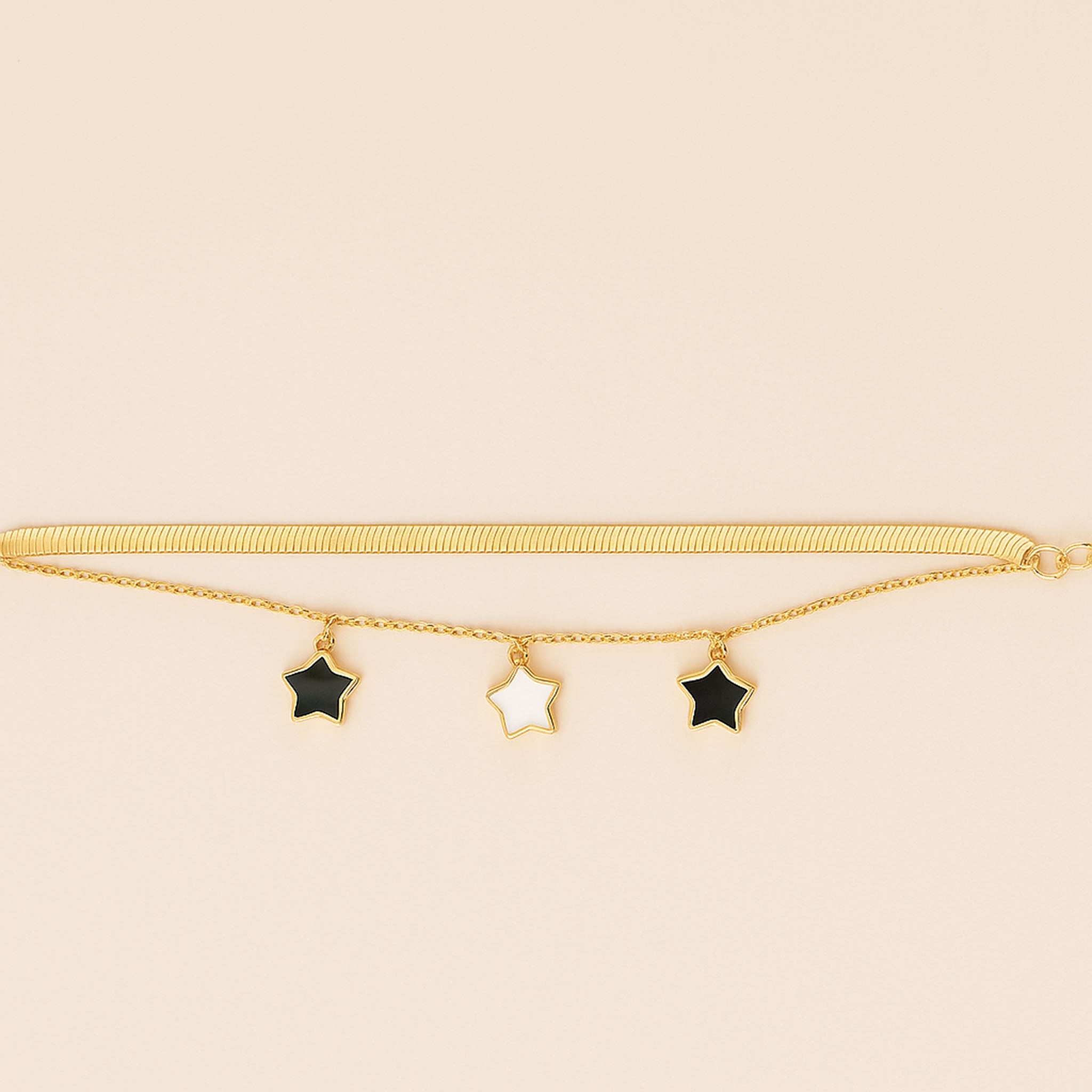 925 Silver Dreamcatcher Star Charm Bracelet | 18k Gold Plated Jewellery