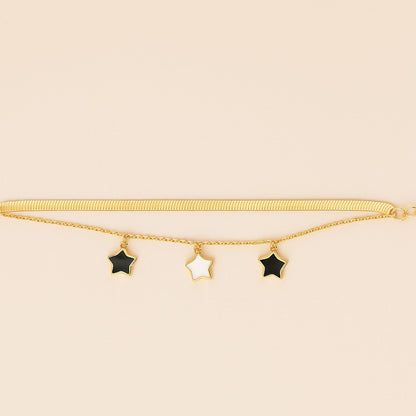 925 Silver Dreamcatcher Star Charm Bracelet | 18k Gold Plated Jewellery