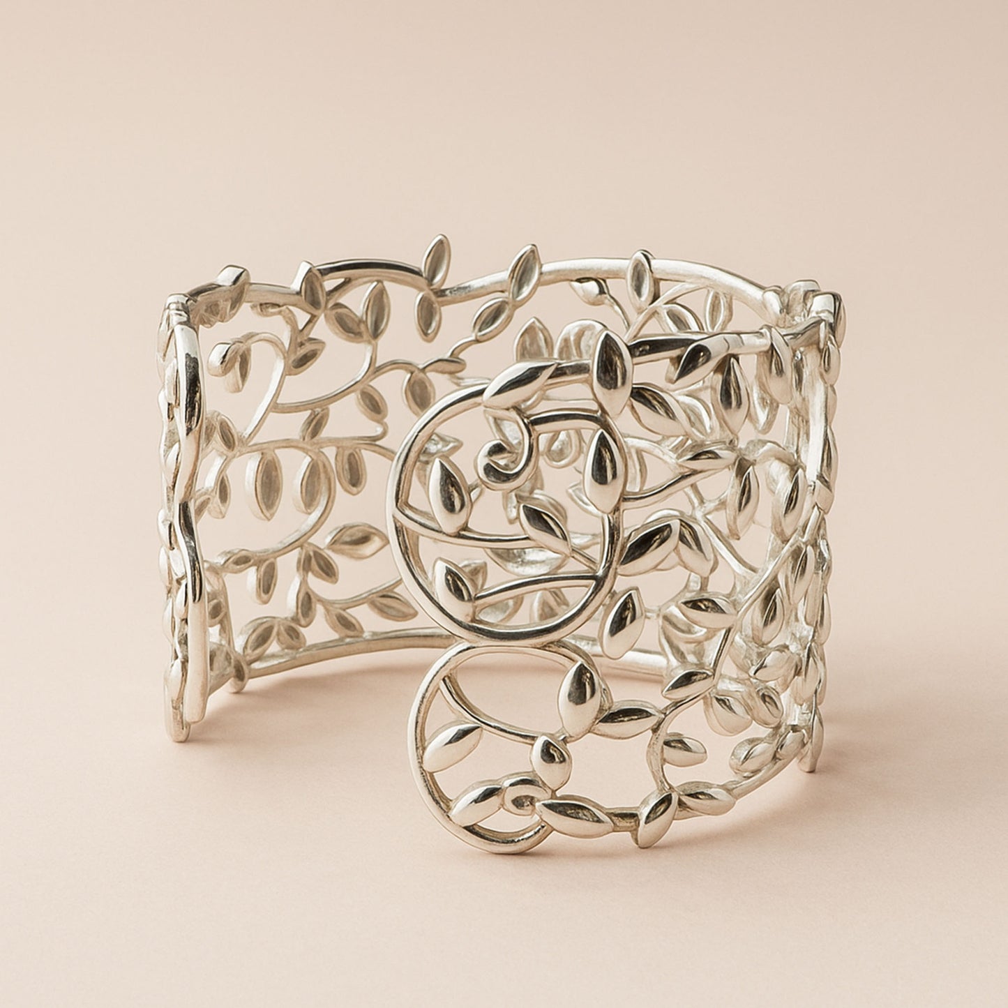 Elegant Vine Leaf Bracelet | 925 Silver 18k Gold Plated Jewellery