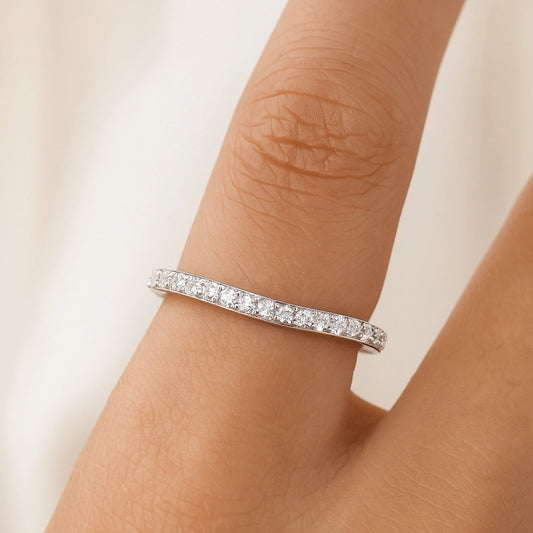 Eternal Radiance Ring | 925 Silver 18k Gold Plated Jewellery