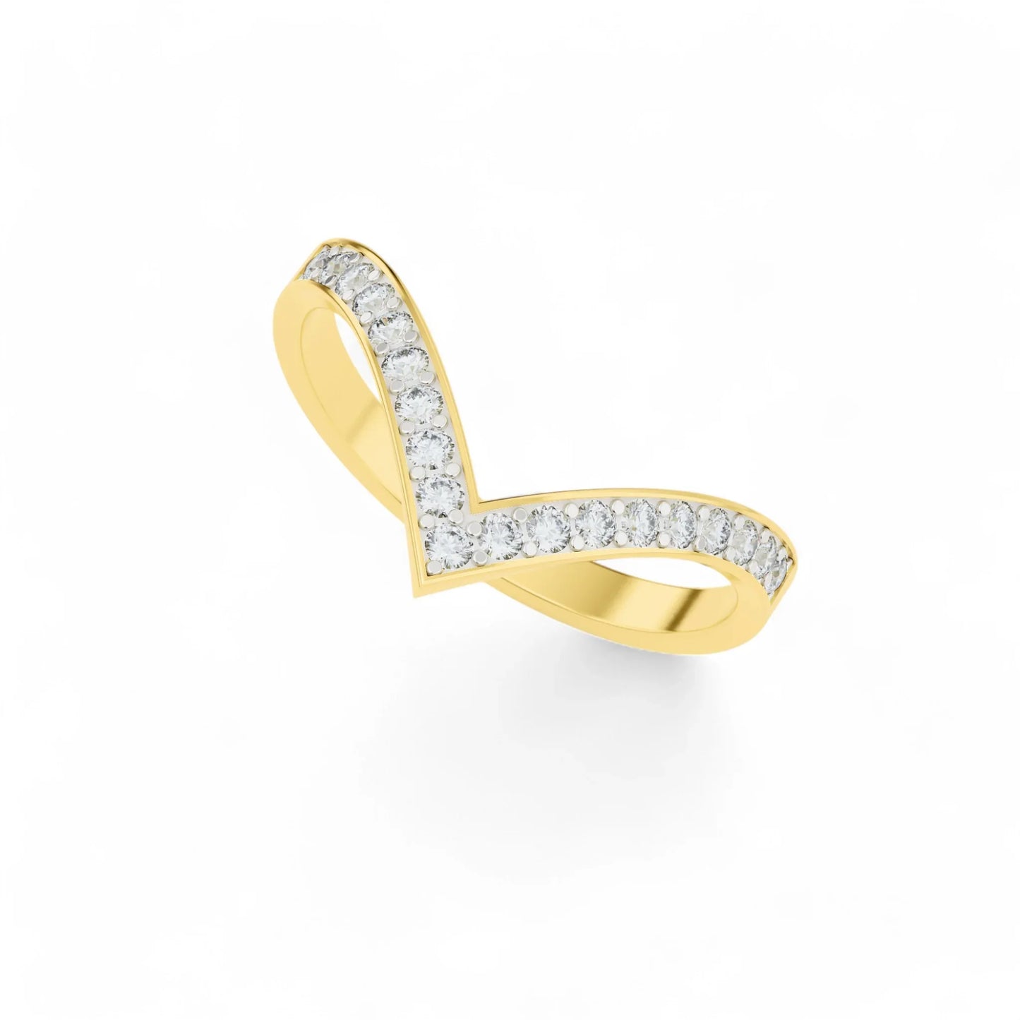 Vanguard Elegance Ring | Gold Diamond Jewellery | Lab Grown Diamond Jewellery  Ring 18k-Yellow-24